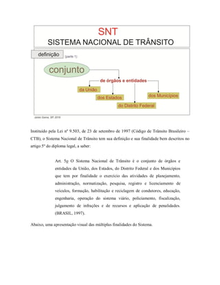 SNT Sistema Nacional de Trânsito | PDF