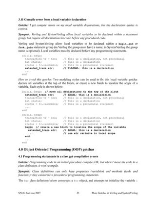 snug07_Verilog Gotchas for Verification.pdf