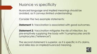 Nursing Notes with Very Important Lessons about Writing | PPTX