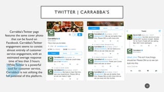 Caraba Paper Brand Comparison Paper Olive Garden vs. Carrabba's Italian Grill | PDF
