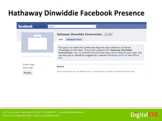 Hathaway Dinwiddie Facebook Presence
 
