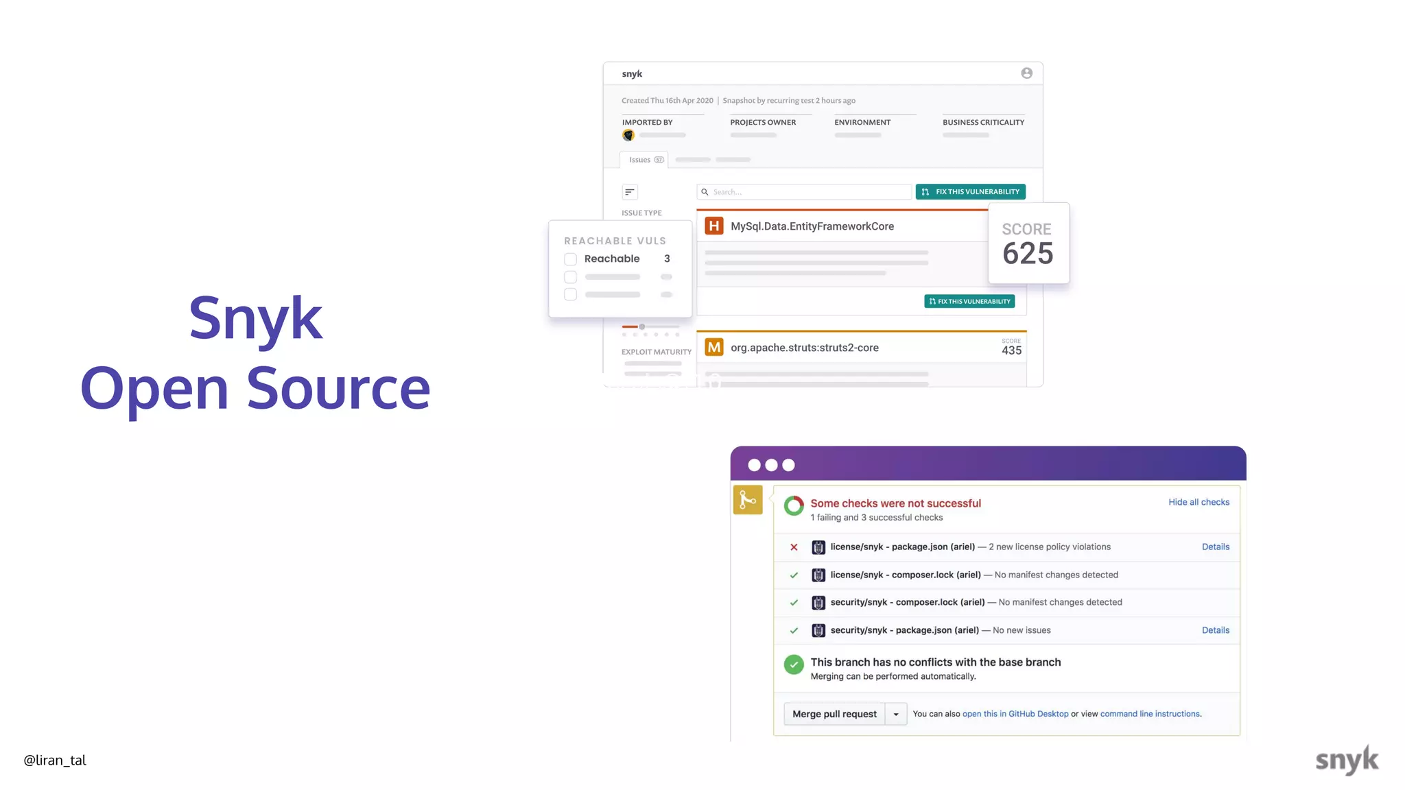 @liran_tal
Snyk
Open Source ejs-locals@1.1.0
 