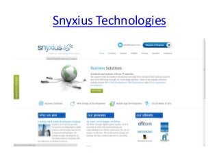 Snyxius Technologies
 