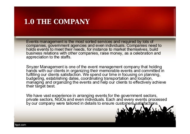 Snyzer Management company profile - Event Management Company