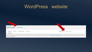 WordPress website
 