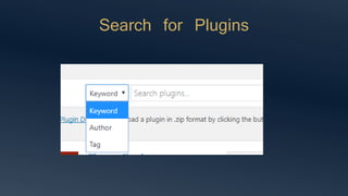 Search for Plugins
 