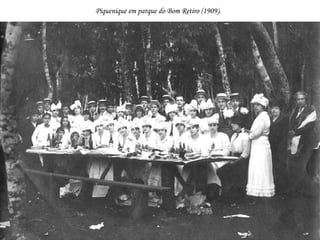 Piquenique em parque do Bom Retiro (1909).   