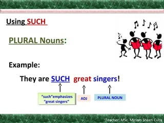 EMPHASIS- SO / SUCH | PPT
