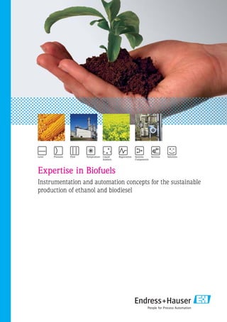 Expertise in Biofuels
Instrumentation and automation concepts for the sustainable
production of ethanol and biodiesel
 