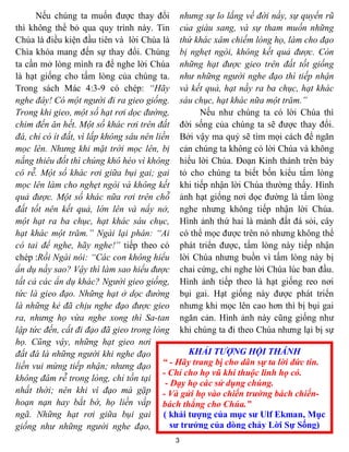 Nếu chúng ta muốn được thay đổi nhưng sự lo lắng về đời nầy, sự quyến rũ
thì không thể bỏ qua quy trình này. Tin của giàu sang, và sự tham muốn những
Chúa là điều kiện đầu tiên và lời Chúa là thứ khác xâm chiếm lòng họ, làm cho đạo
Chìa khóa mang đến sự thay đổi. Chúng bị nghẹt ngòi, không kết quả được. Còn
ta cần mở lòng mình ra để nghe lời Chúa những hạt được gieo trên đất tốt giống
là hạt giống cho tấm lòng của chúng ta. như những người nghe đạo thì tiếp nhận
Trong sách Mác 4:3-9 có chép: “Hãy và kết quả, hạt nầy ra ba chục, hạt khác
nghe đây! Có một người đi ra gieo giống. sáu chục, hạt khác nữa một trăm.”
Trong khi gieo, một số hạt rơi dọc đường,           Nếu như chúng ta có lời Chúa thì
chim đến ăn hết. Một số khác rơi trên đất đời sống của chúng ta sẽ được thay đổi.
đá, chỉ có ít đất, vì lấp không sâu nên liền Bởi vậy ma quỷ sẽ tìm mọi cách để ngăn
mọc lên. Nhưng khi mặt trời mọc lên, bị cản chúng ta không có lời Chúa và không
nắng thiêu đốt thì chúng khô héo vì không hiểu lời Chúa. Đoạn Kinh thánh trên bày
có rễ. Một số khác rơi giữa bụi gai; gai tỏ cho chúng ta biết bốn kiểu tấm lòng
mọc lên làm cho nghẹt ngòi và không kết khi tiếp nhận lời Chúa thường thấy. Hình
quả được. Một số khác nữa rơi trên chỗ ảnh hạt giống nơi dọc đường là tấm lòng
đất tốt nên kết quả, lớn lên và nẩy nở, nghe nhưng không tiếp nhận lời Chúa.
một hạt ra ba chục, hạt khác sáu chục, Hình ảnh thứ hai là mảnh đất đá sỏi, cây
hạt khác một trăm.” Ngài lại phán: “Ai có thể mọc được trên nó nhưng không thể
có tai để nghe, hãy nghe!” tiếp theo có phát triển được, tấm lòng này tiếp nhận
chép :Rồi Ngài nói: “Các con không hiểu lời Chúa nhưng buồn vì tấm lòng này bị
ẩn dụ nầy sao? Vậy thì làm sao hiểu được chai cứng, chỉ nghe lời Chúa lúc ban đầu.
tất cả các ẩn dụ khác? Người gieo giống, Hình ảnh tiếp theo là hạt giống reo nơi
tức là gieo đạo. Những hạt ở dọc đường bụi gai. Hạt giống này được phát triển
là những kẻ đã chịu nghe đạo được gieo nhưng khi mọc lên cao hơn thì bị bụi gai
ra, nhưng họ vừa nghe xong thì Sa-tan ngăn cản. Hình ảnh này cũng giống như
lập tức đến, cất đi đạo đã gieo trong lòng khi chúng ta đi theo Chúa nhưng lại bị sự
họ. Cũng vậy, những hạt gieo nơi
đất đá là những người khi nghe đạo                KHẢI TƯỢNG HỘI THÁNH
liền vui mừng tiếp nhận; nhưng đạo “ - Hãy trang bị cho dân sự ta lời đức tin.
                                          - Chỉ cho họ vũ khí thuộc linh họ có.
không đâm rễ trong lòng, chỉ tồn tại
                                           - Dạy họ các sử dụng chúng.
nhất thời; nên khi vì đạo mà gặp - Và gửi họ vào chiến trường bách chiến-
hoạn nạn hay bắt bớ, họ liền vấp bách thắng cho Chúa.”
ngã. Những hạt rơi giữa bụi gai ( khải tượng của mục sư Ulf Ekman, Mục
giống như những người nghe đạo,              sư trưởng của dòng chảy Lời Sự Sống)
                                          3
 