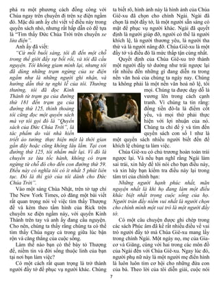 phá ra một phương cách đồng công với               ta biết rõ, hình ảnh này là hình ảnh của Chúa
Chúa ngay trên chuyến đi trên xe điện ngầm         Giê-xu đã chọn cho chính Ngài. Ngài đã
đó. Mặc dù anh ấy chỉ viết về điều này trong       chọn là một đầy tớ, là một người sẵn sàng có
quyển sách nhỏ, nhưng rất hấp dẫn có đề tựa        mặt để phục vụ người khác. Ngài đã quyết
là “Tìm thấy Đức Chúa Trời trên chuyến xe          định là người giúp đỡ, người có thể là người
lửa điện”.                                         khích lệ, là người thương yêu, là người tha
   Anh ấy đã viết:                                 thứ và là người nâng đỡ. Chúa Giê-xu là một
   “Cứ mỗi buổi sáng, tôi đi đến một chỗ           đầy tớ và điều đó là mức thấp tận cùng nhất.
trong thế giới đầy sự bối rối, và tôi đã cầu           Quyết định của Chúa Giê-xu trở thành
nguyện. Tôi không giam mình lại, nhưng tôi         một người đầy tớ dường như trái ngược lại
đã dùng những trạm ngừng của xe điện               rất nhiều đến những gì đang diễn ra trong
ngầm như là những người ghi nhận, và               nền văn hoá của chúng ta ngày nay. Chúng
hướng dẫn thứ tự nghi lễ của tôi. Thường           ta không phải là một nền văn hoá nô lệ, tôi
thường, tôi đã đọc Kinh                                            mọi. Chúng ta được dạy dỗ là
Thánh từ trạm ga của đường                                         vương lên trong cách cạnh
thứ 181 đến trạm ga của                                            tranh. Vì chúng ta tin rằng:
đường thứ 125, thỉnh thoảng                                        đồng tiền đô-la là điểm cốt
tôi cũng đọc một quyển sách                                        yếu, và mọi thứ phải thực
mà vợ tôi gọi đó là “Quyển                                         hiện với lợi nhuận của nó.
sách của Đức Chúa Trời”, là                                        Chúng ta chỉ để ý và tìm đến
tác phẩm do vài nhà hiền                                           quyển sách con số 1 như là
triết ảo tưởng thực hiện một là thời gian          một quyển sách nhiều người biết đến để
gần đây hoặc cũng không lâu lắm. Tại con           khích lệ chúng ta làm việc.
đường thứ 125, tôi nhắm mắt lại. Vì đó là              Chúa Giê-xu có chủ trương hoàn toàn trái
chuyến xe lửa tốc hành, không có trạm              ngược lại. Và nếu bạn nghĩ rằng Ngài làm
ngừng từ chỗ đó cho đến con đường thứ 59.          sai trái, xin hãy để tôi nói cho bạn điều này,
Điều này có nghĩa tôi có ít nhất 5 phút liên       và xin hãy bạn kiểm tra điều này lại trong
tục. Đó là thì giờ của tôi dành cho Đức            tâm trí của chính bạn:
Chúa Trời”.                                            Những người hạnh phúc nhất, mãn
   Vào một sáng Chúa Nhật, trên tờ tạp chí         nguyện nhất là khi họ đang làm một điều
The New York Times, có đăng một bài viết           khác biệt nhất trong cuộc sống của họ.
rất quan trọng nói về việc tìm thấy Thượng         Người tràn đầy niềm vui nhất là người chọn
đế và kèm theo tấm hình của Rick trên              cho chính mình một vai trò là một người đầy
chuyến xe điện ngầm này, với quyển Kinh            tớ.
Thánh trên tay và anh ấy đang cầu nguyện.              Có một câu chuyện được ghi chép trong
Cho nên, chúng ta thấy rằng chúng ta có thể        các sách Phúc âm đã kể rất nhiều điều về vai
tìm thấy Chúa ngay cả trong giữa lúc bận           trò người đầy tớ mà Chúa Giê-xu mang lấy
rộn và căng thẳng của cuộc sống.                   trong chính Ngài. Một ngày nọ, mẹ của Gia-
   Làm thế nào bạn có thể bày tỏ Thượng            cơ và Giăng, cùng với hai trong các môn đồ
đế, niềm tin và đời sống thuộc linh của bạn        của Ngài đến với Chúa Giê-xu. Ngay lúc đó,
tại nơi bạn làm việc?                              người phụ nữ này là một người mẹ điển hình
   Có một cách rất quan trọng là trở thành         là luôn luôn tìm cơ hội cho những đứa con
người đầy tớ để phục vụ người khác. Chúng          của bà. Theo lời của tôi diễn giải, cuộc nói
                                               7
 