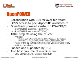 State of the OSU Open Source Lab | PDF
