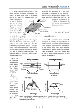 Performance of Semiconductor Optical Amplifier | PDF