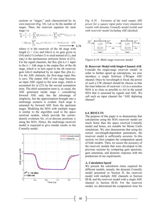 Performance of Semiconductor Optical Amplifier | PDF