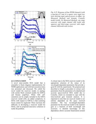 Performance of Semiconductor Optical Amplifier | PDF