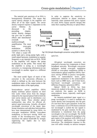 Performance of Semiconductor Optical Amplifier | PDF