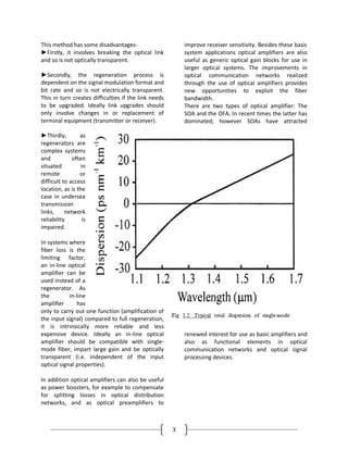 Performance of Semiconductor Optical Amplifier | PDF