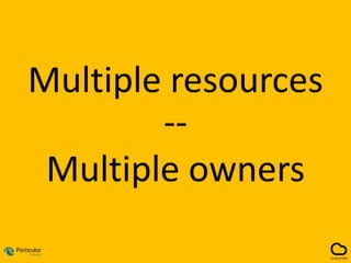 Multiple resources
--
Multiple owners