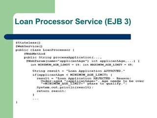 Loan Processor Service (EJB 3) 