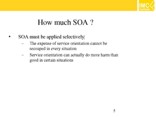 Service Oriented Architecture (SOA) [5/5] : SOA Best Practices | PDF