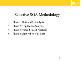 Service Oriented Architecture (SOA) [5/5] : SOA Best Practices | PDF