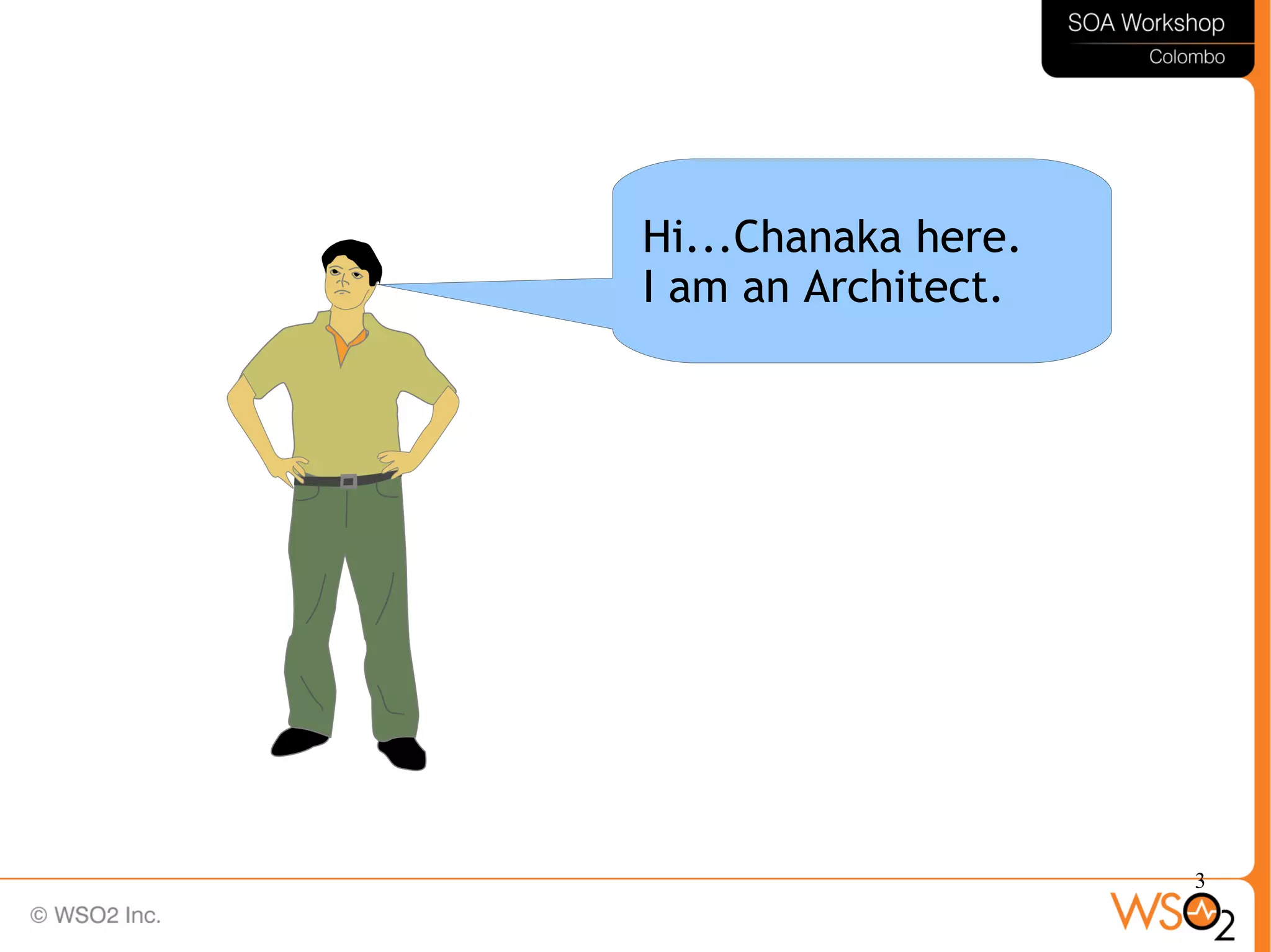 3
Hi...Chanaka here.
I am an Architect.
 