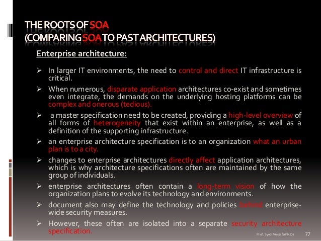 Service oriented architecture master thesis