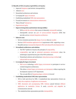 SOA unit-3-notes-Introduction to Service Oriented Architecture | PDF