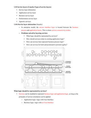 SOA unit-3-notes-Introduction to Service Oriented Architecture | PDF