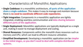 SOA and Monolith Architecture - Micro Services.pptx
