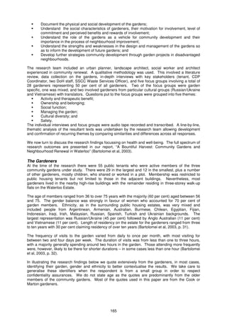 The Role of Community Gardens in Sustaining Healthy Communities | PDF