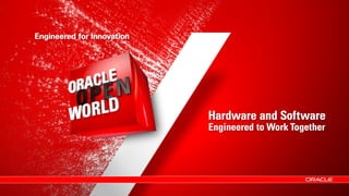 49   Copyright © 2012, Oracle and/or its affiliates. All rights reserved.   Insert Information Protection Policy Classification from Slide 13
 