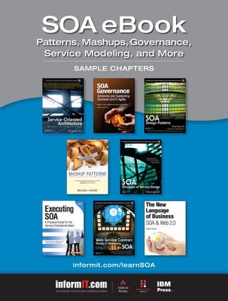 SOA eBook
Patterns, Mashups, Governance,
Service Modeling, and More
Sample Chapters
informit.com/learnSOA
 