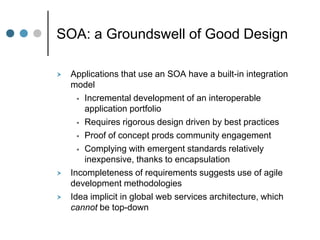SOA - Enabling Interoperability And Business Agility March 2009