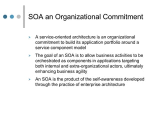 SOA - Enabling Interoperability And Business Agility March 2009