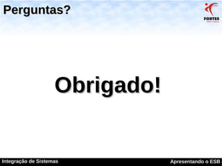 Integração de Sistema com ESB