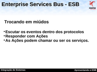 Integração de Sistema com ESB