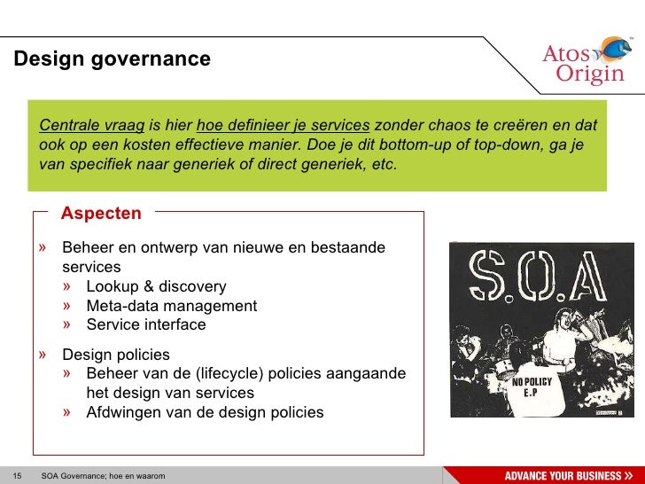 Soa Governance Hoe En Waarom