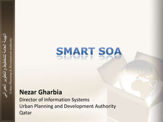 By: Nezar Gharbia Director of Information Systems Urban Planning and Development Authority Qatar 