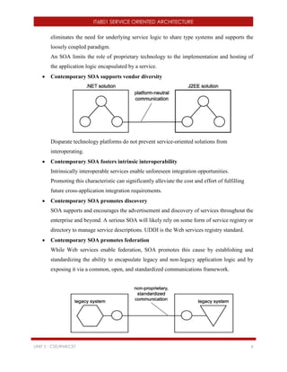 IT6801-Service Oriented Architecture | PDF