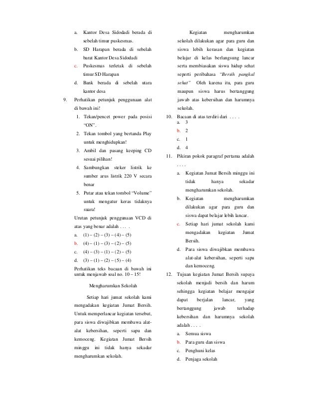 soal essay bahasa indonesia kelas 7 soal essay bahasa indonesia kelas 7