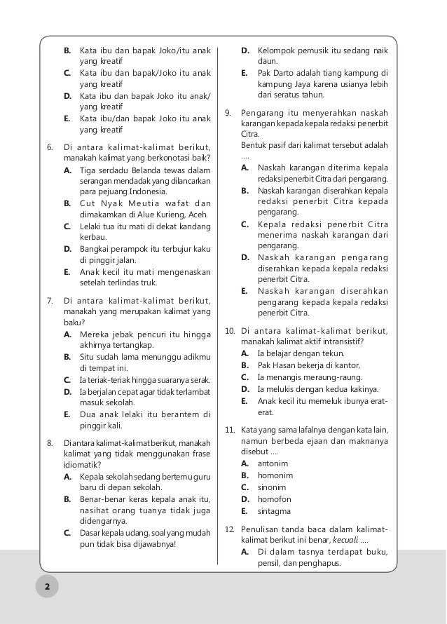 Soal Cpns Paket 4 Soal Cpns Paket 4