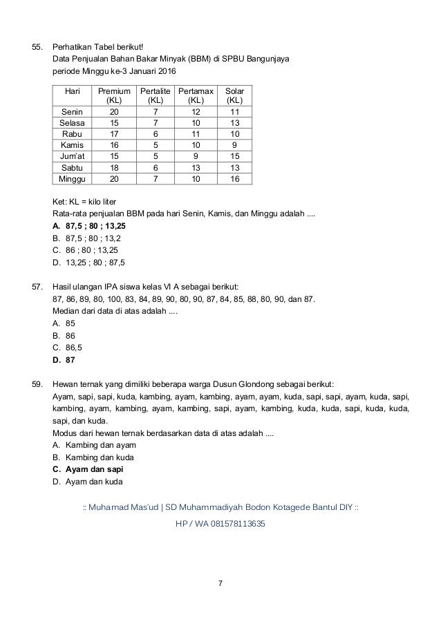 smk jawaban kunci soal dan nasional ujian 2016 Smp Newhairstylesformen2014 Soal Prediksi Un