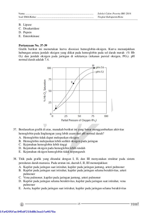 Soal osn-biologi-tingkat-kabupaten-kota-tahun-2015