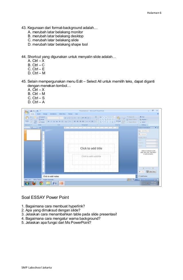 Soal ms power point essay 04 picture