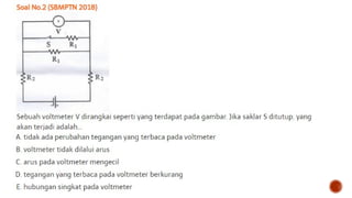 Soal Listrik Dinamis Fisika SMA kelas XII Semester 1 | PPTX