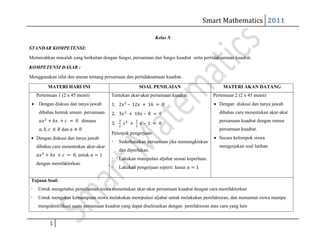 Akan Math Soal soal non rutin | DOCX