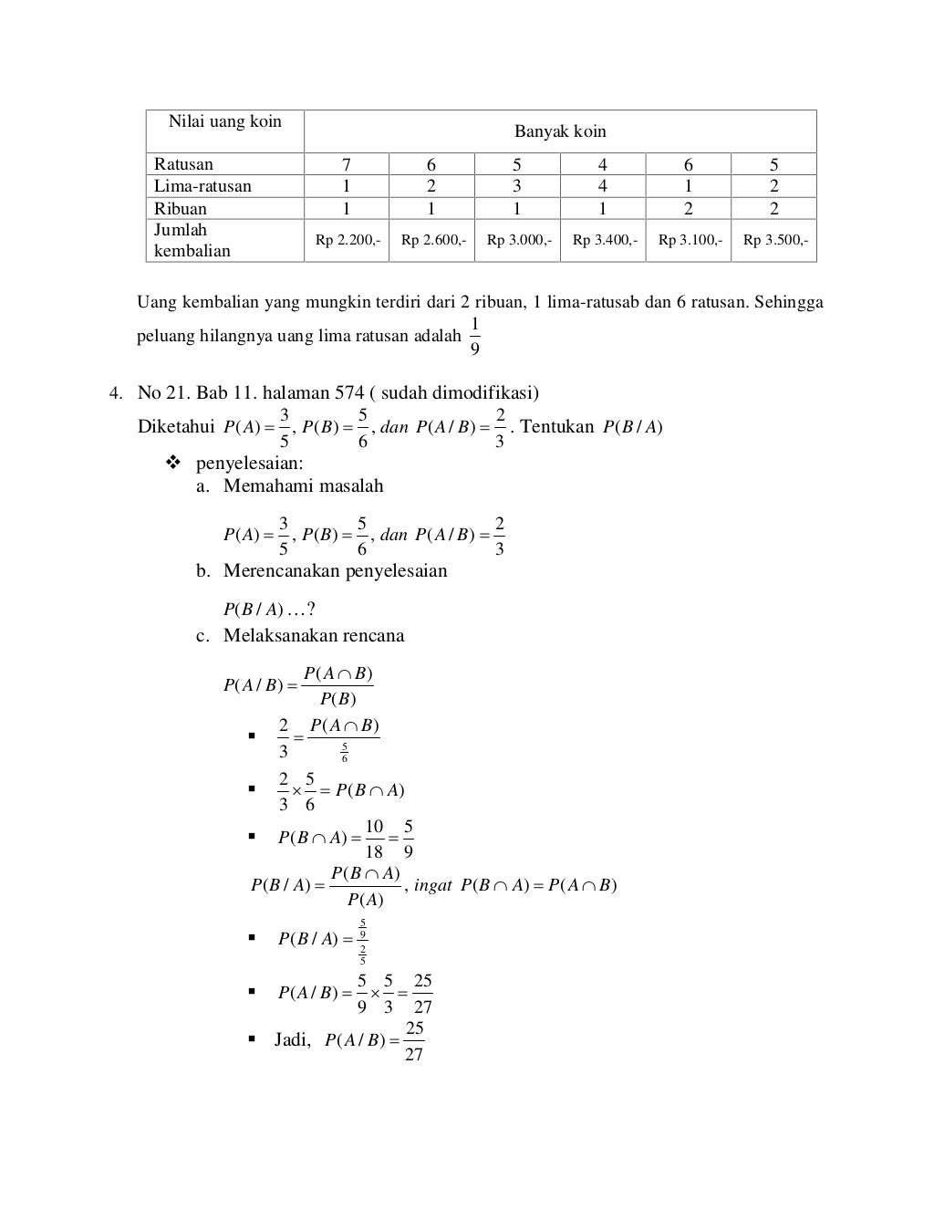 Soal soal problemsolving dan pembahasannya