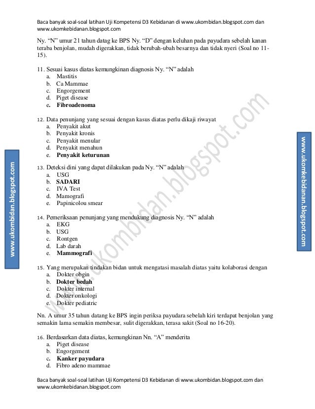 Soal ujikompetensibidan201820192020202120222023