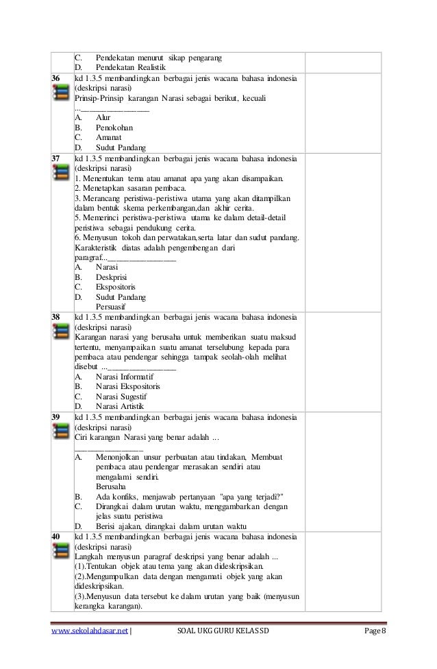 Soal ukg-guru-sd